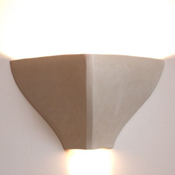 Up-/Downlight Cortina Höhe 24 cm beige 2-flammig pyramidenförmig
