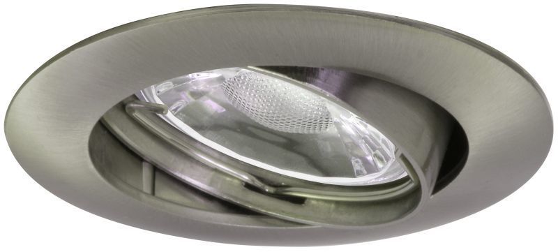 Einbaustrahler LED Einbauleuchte Downlight Ø 8,2 cm metallisch 1-flammig rund