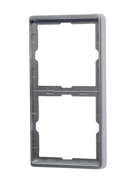 Steinel Rahmen 2fach metallisch rechteckig