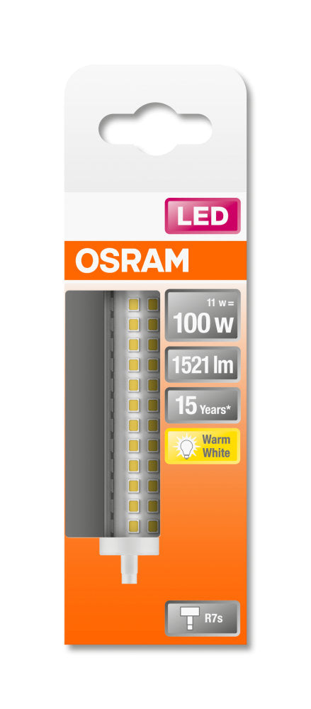 LED STAR SLIM LINE 118 non-dim 100 12,5W/827 230V R7S 10X1 OSRAM