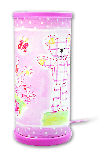 Schlummerlicht Designers Guild Teddy Höhe 21 cm rosa 1-flammig zylinderförmig B-Ware