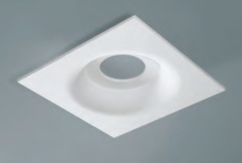 Deckeneinbauleuchte Gipsmodul 62 x 62 cm weiß 1-flammig quadratisch