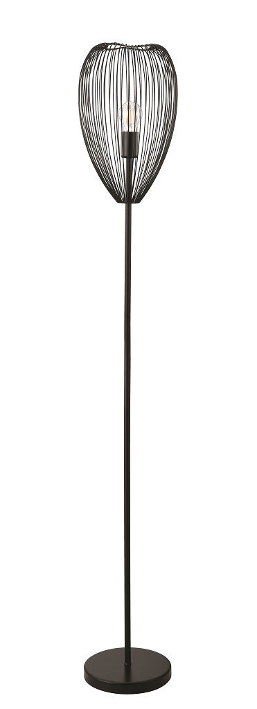 Leuchte Clevedon, Höhe 162,5 cm, schwarz