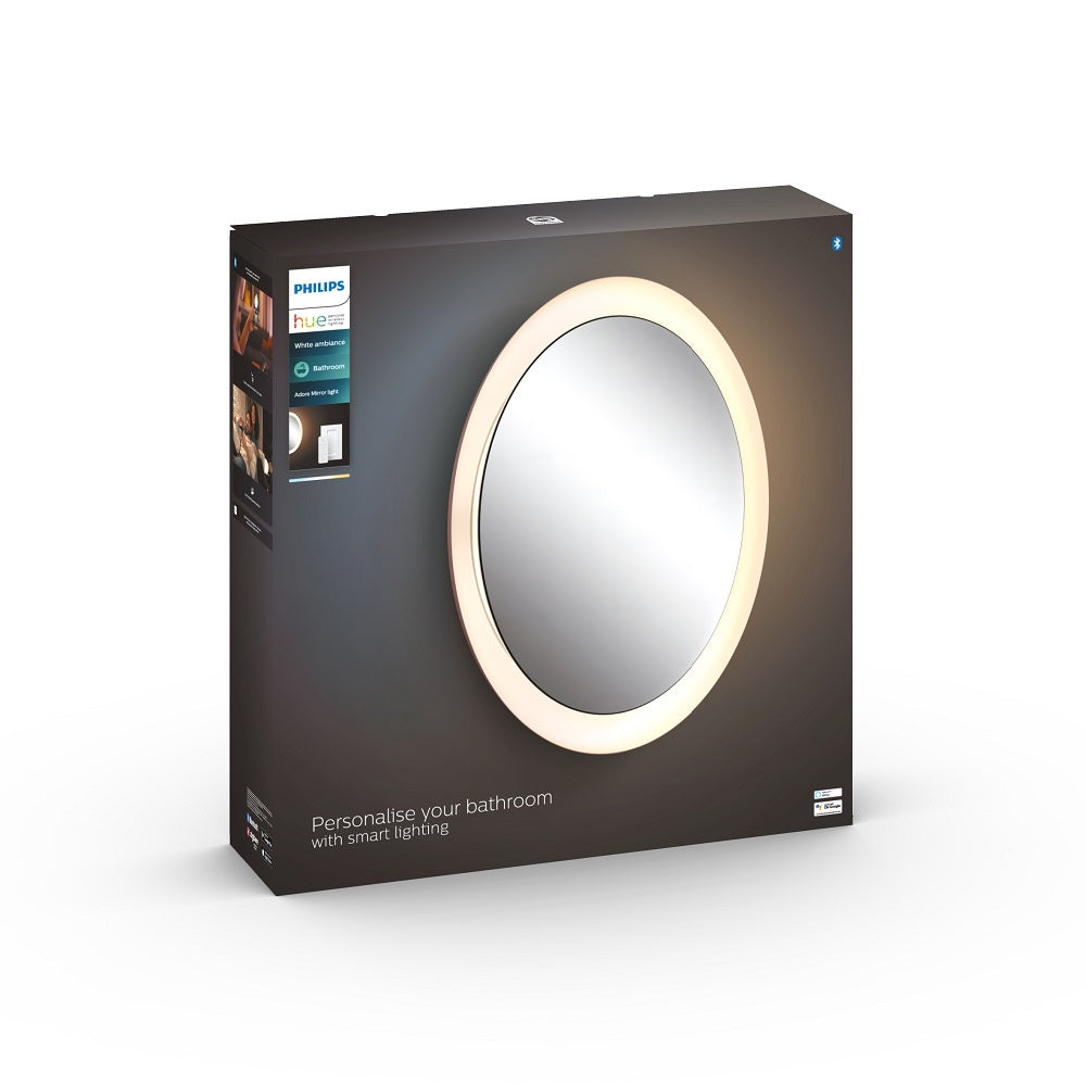 Smart Home Innenleuchte White Amb. Adore Spiegel mit Beleuchtung weiß 2400lm inkl. Dimmschalter
