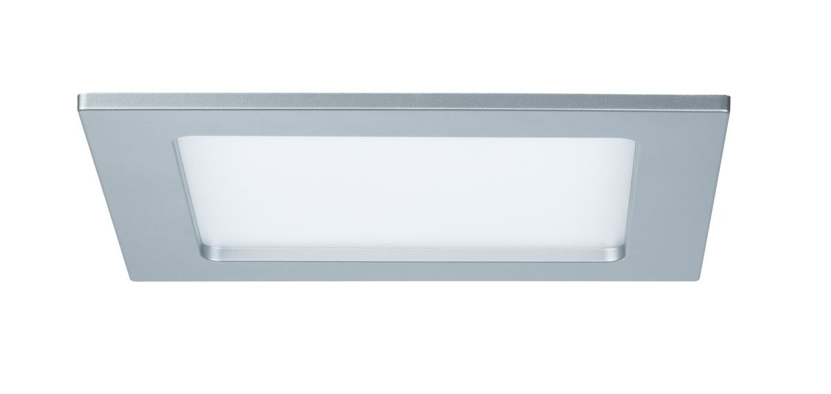 Deckeneinbauleuchte Quality EBL Set Panel eckig LED 1x12W 2700K 230V 165x165mm Chr m/Kunststoff