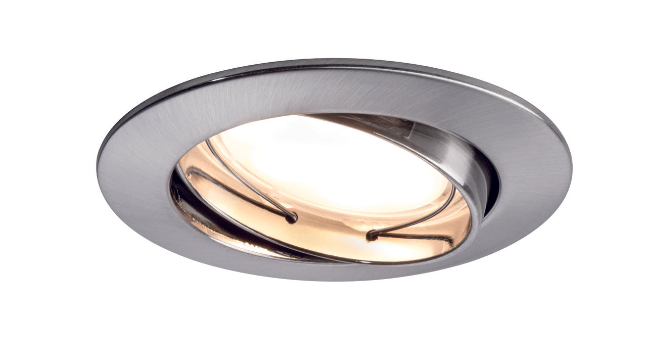Deckeneinbauleuchte Premium LED Smart Coin Ø 8,3 cm nickel-matt 1-flammig rund
