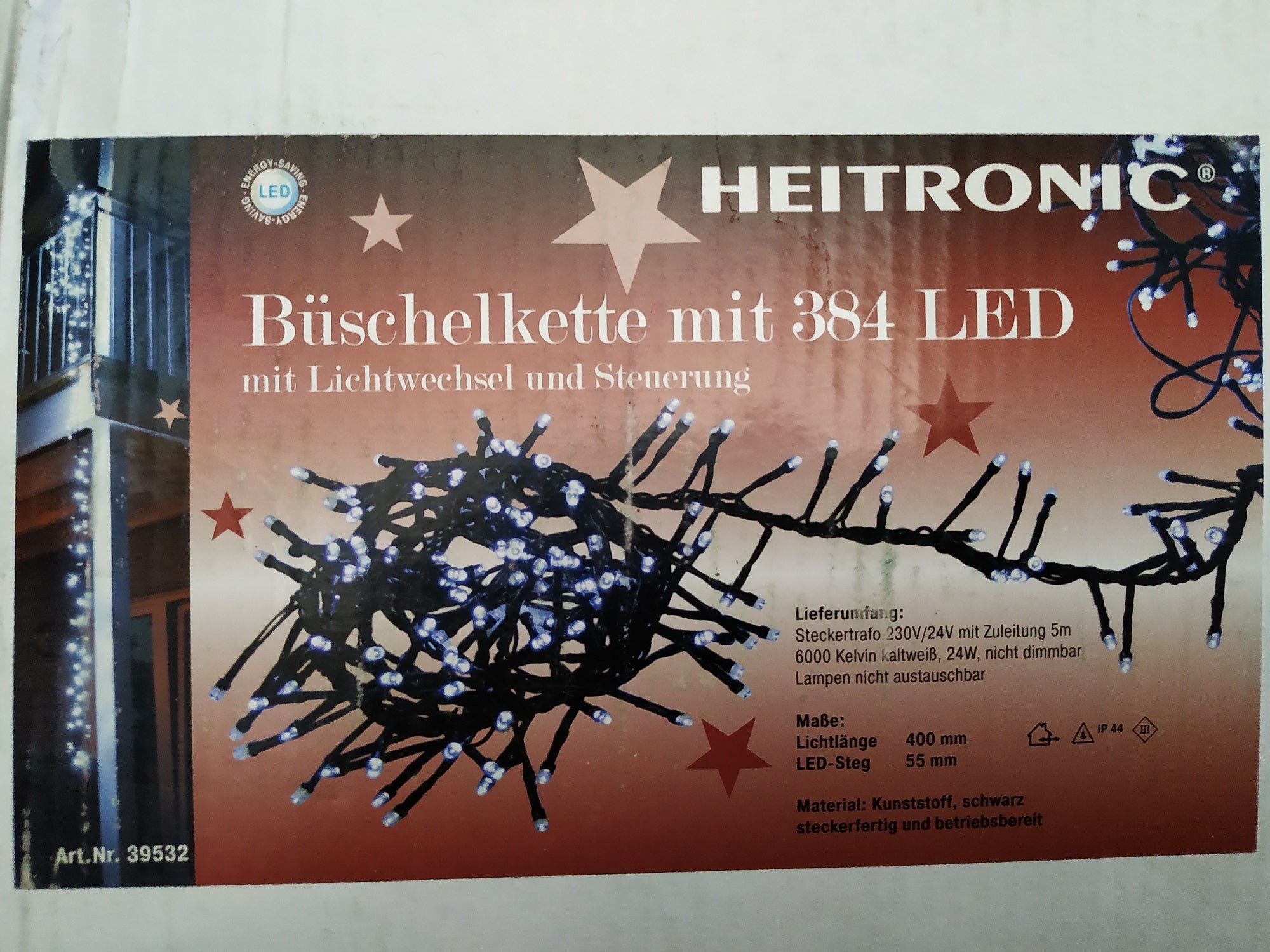 Lichterkette LED BÜSCHELKETTE 4M MIT 384 LED